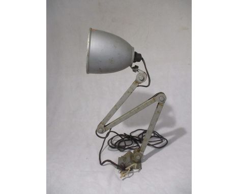 A vintage EDL Bandit angle poise lamp
