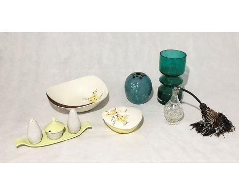  An assortment of china and glassware including Carltonware, Poole etc
