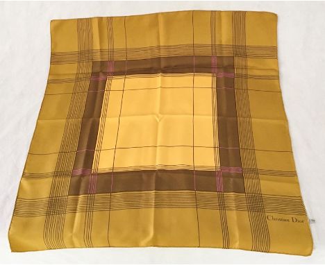 A Christian Dior silk scarf