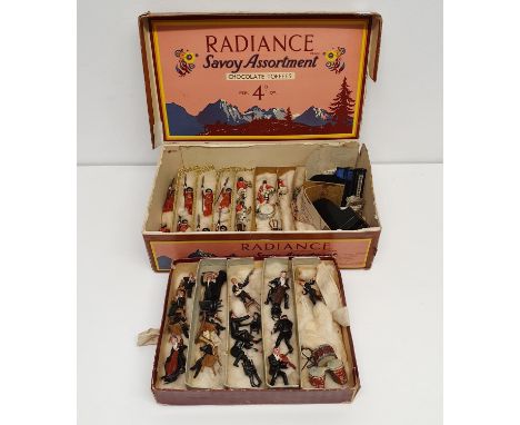 A set of Britain's type figures, The Globe Theatre Orchestra (box) 