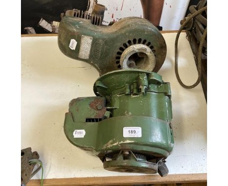 A Wankle engine and gearbox,  Villiers engine, another similar and assorted tools and other items (qty)  Provenance: Removed 