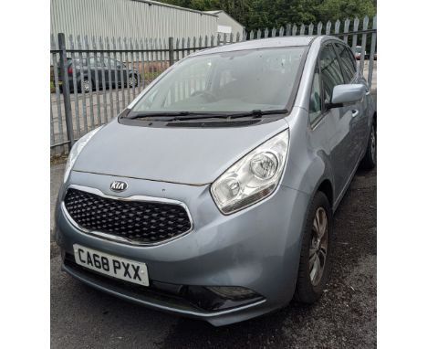 VERY LOW MILEAGE 2018 KIA VENGA HATCHBACK, registration CA68 PXX, only 774 miles, 1.6 ltr automatic, lunar silver, reversing 