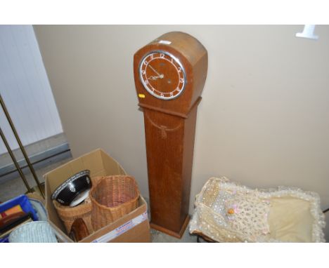 A Smiths two hole granddaughter clock AF