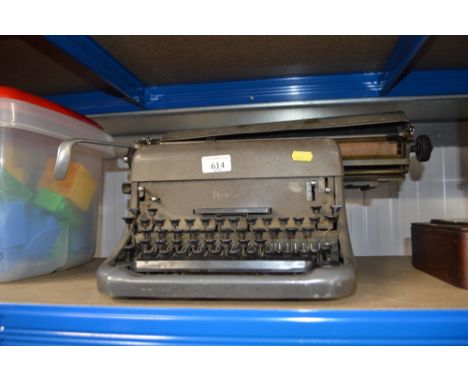 A Remington typewriter