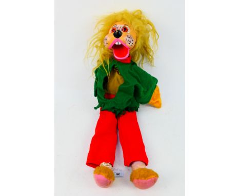 Pelham Puppet - An unboxed 'Figo The Dog' ventriloquist dummy. Doll appears in fair/good condition with scuff mark to nose (T
