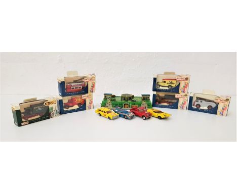 SELECTION OF DIE CAST VDEHICLESwith examples from Dinky, Corgi, Matchbox, Lledo and others, with some boxed examples from Day
