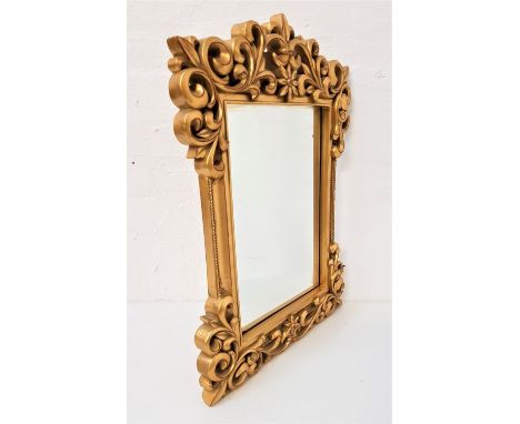 1950'S ATSONEA WALL MIRRORwith an oblong bevelled plate flanked by a pair of blush bevelled plates, 74cm high, together with 