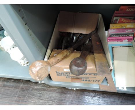 A selection of wood working and similar joinery tools