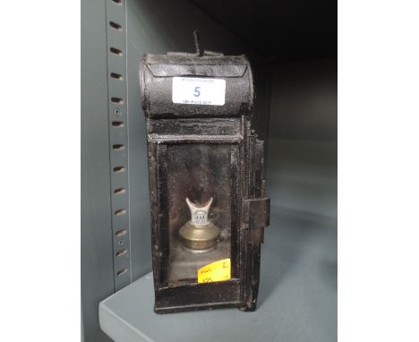 a steam train or railway related head lamp or torch bearing mark L.N.E London North Eastern