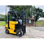 YALE GLP35VX FORKLIFT *YEAR 2018, HIGH RISED CABIN* C/W TINE POSITIONER