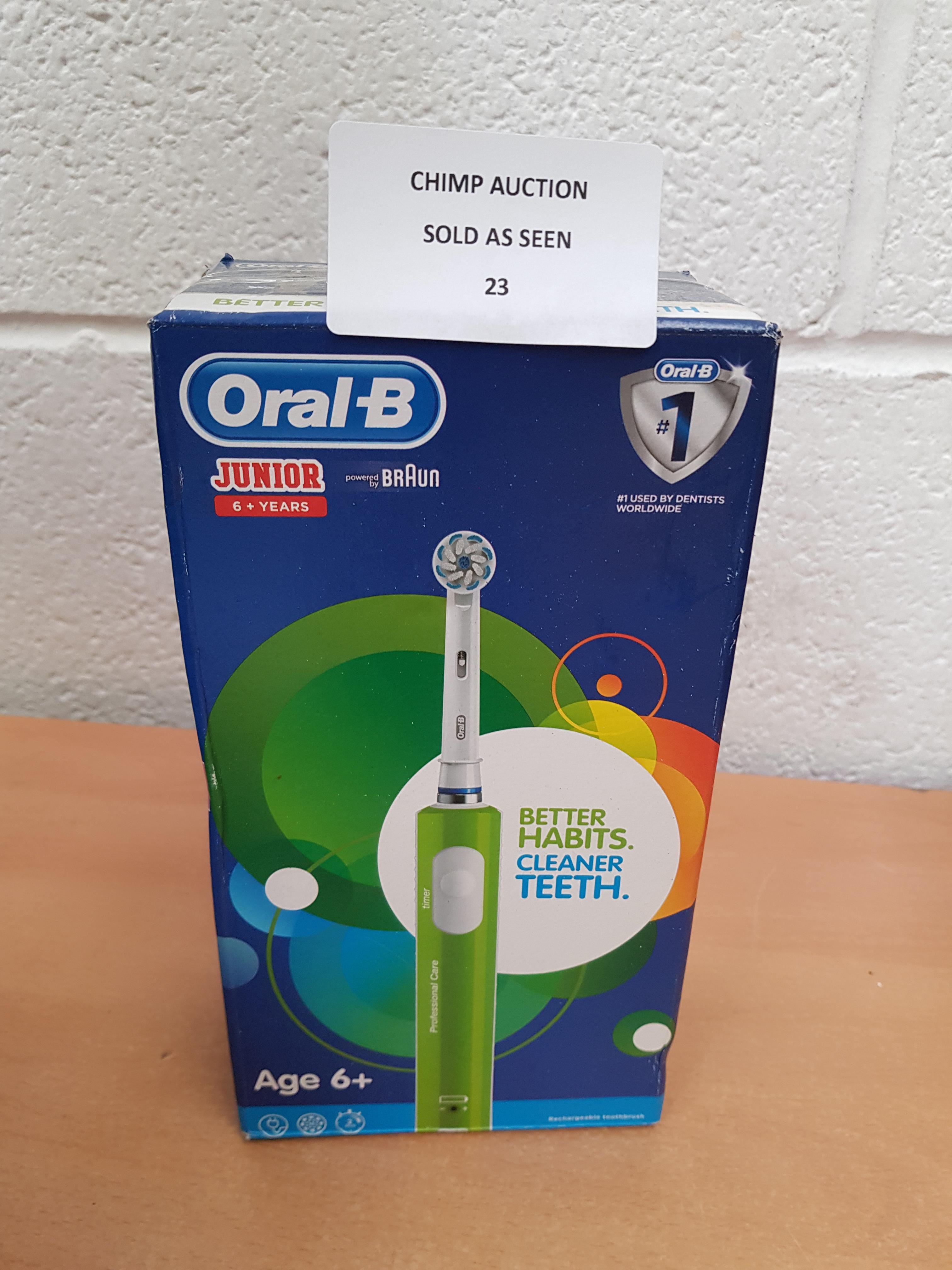 OralB Junior Braun kids electric toothbrush