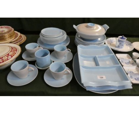 A Collection of Poole Dinner Wares to Include Plates, Lidded Tureen, Cups and Saucers, Bowls etc