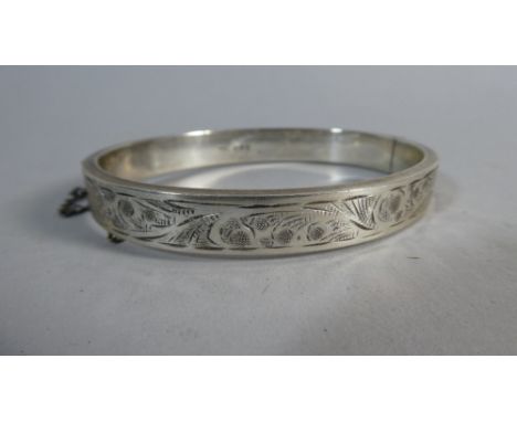 A Silver Bangle, 20.7gms