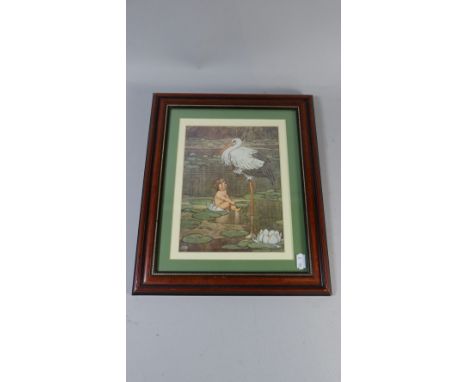 A Framed Heath Robinson Print, The Marsh King's Daughter