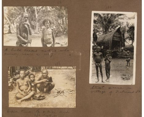 Australia &amp; Papua New Guinea. An album containing approximately 190 photographs, c. 1917-20, gelatin silver prints includ