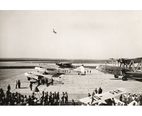 Lydda Airport. A collection of approximately 130 monochrome photographs, relating to Lydda Airport in Palestine, 1935-1944, s