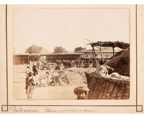 India, Ceylon, Burma. Photograph album of a journey from England to India, circa 1905-06, containing 96 gelatin silver print 