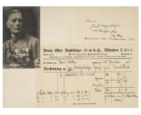 Hitler (Adolf, 1889-1945). Mein Kampf. Eine Abrechnung, Volume I (of 2), 2nd edition, Münich: Franz Eher Nachfolger GmbH, 192