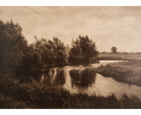 Job (Charles, 1858-1930). On the Arun and another similar river scene, c. 1920, carbon prints, 25 x 35 cm, aperture mountsQty
