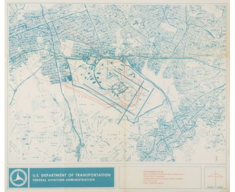 B.A.C./Sud Aviation 'Concorde'. A collection of approximately 100 maps, circa 1978 (1"=3000 scale) each measuring Concorde's 