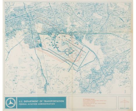 B.A.C./Sud Aviation 'Concorde'. A collection of approximately 100 maps, circa 1978 (1"=3000 scale) each measuring Concorde's 