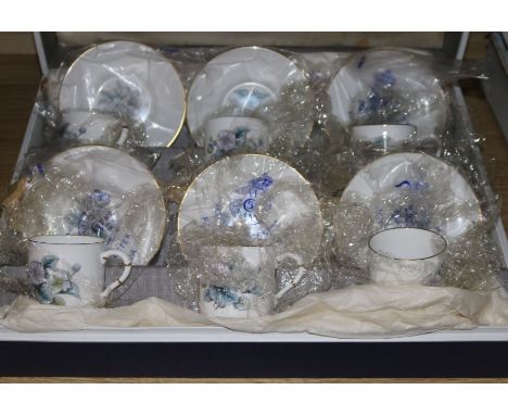 A Royal Worcester boxed coffee set