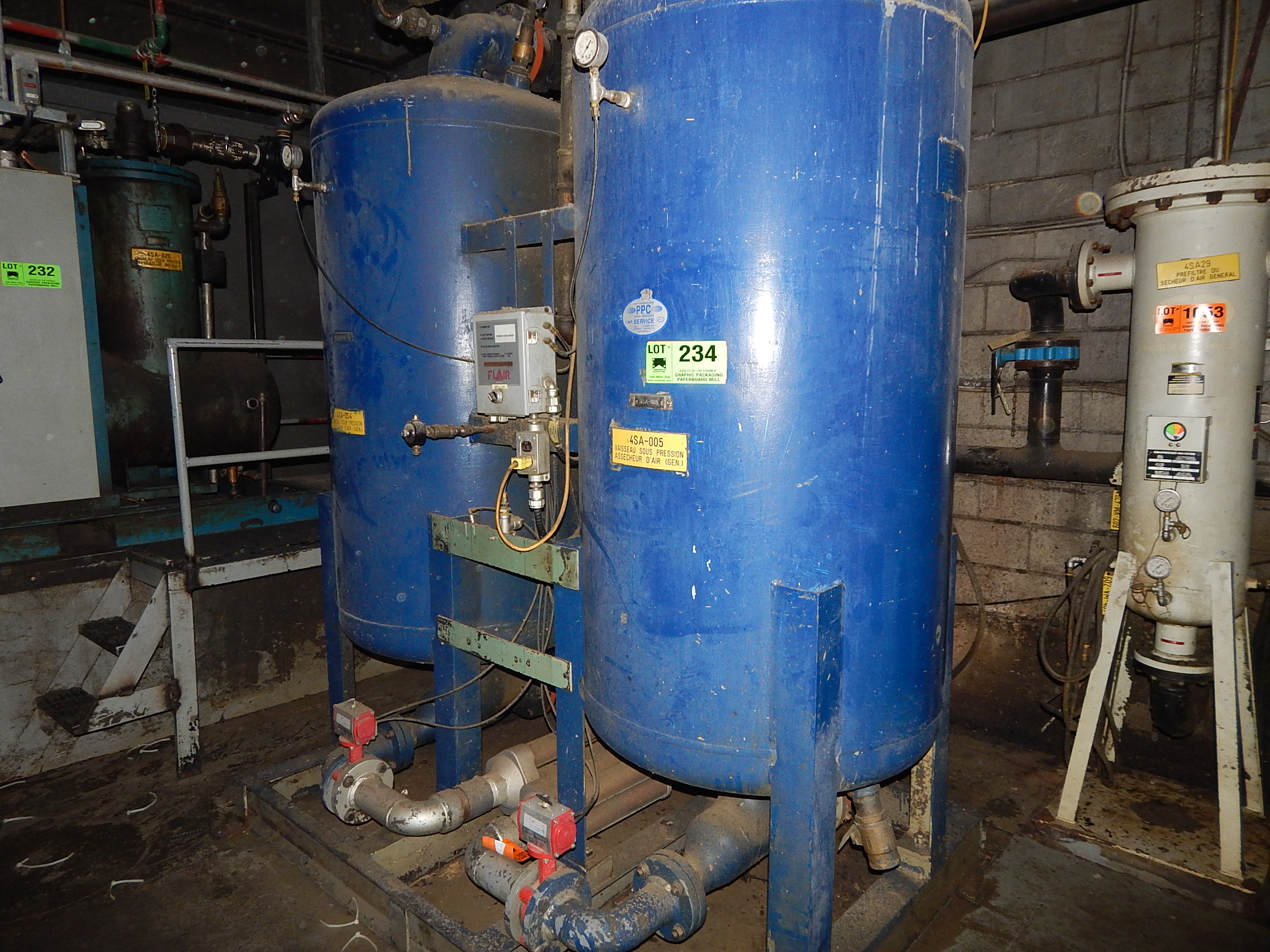FLAIR AIR DRYER WITH 2 RECEIVER TANKS ROOM) (CI)