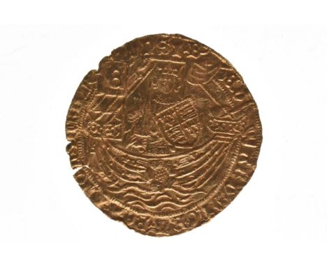 Kingdom of England - Edward IV (1461-1470), first reign, light coinage (1464-1470), Gold Ryal, mm. Rose (1464-1465), facing p