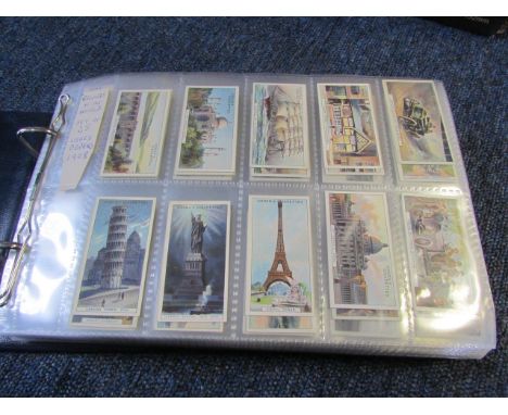 Collection of 39 complete sets contained in 3 modern albums, sets include Drapkin - British Beauties, Churchman - Curious Sig