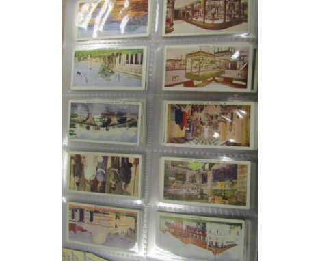 Collection of 42 complete sets contained in 3 modern albums, sets include Pattreiouex - British Empire Exhibition Series, Bui