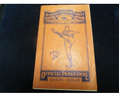 Football - Arsenal v Middlesbrough 1st April 1939 Div 1 GC