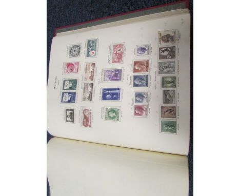 New Age Stamp Album of British Commonwealth QE2 material, clean mounted mint lot (qty)