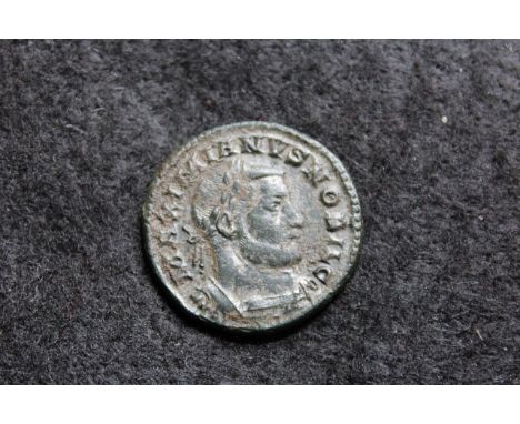 Galerius Maximian, follis struck as Caesar under Diocletian [293-305], Trier Mint [303-305], mint PTR, reverse:- GENIO POPVLI