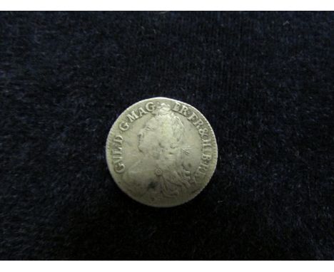 Scottish William II [III of England] silver five shillings, 1696, Spink 5688, light scuffs, F/VF