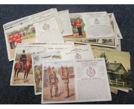 Military, original collection, R/P's, artist drawn, etc (approx 80 cards)