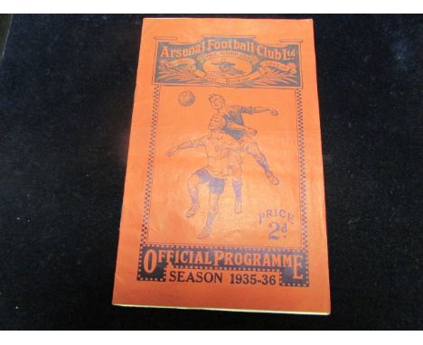 Football - Arsenal v Aston Villa 18th April 1936 Div 1 GC