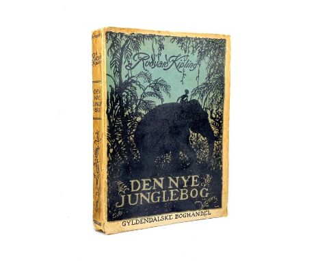 Kipling, Rudyard. Den Nye Junglebog [The New Jungle Book], Danish language edition, Glydendal, 1927. Octavo, publisher's illu