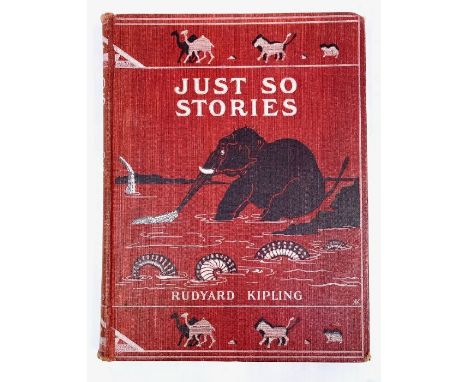 Kipling, Rudyard. Collection of seven books comprising: Kim, London: Macmillan, reprinted November 1901; Just So Stories, Mac