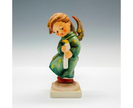 Hand painted porcelain, matte finish. Impressed M.I. Hummel to base. Goebel backstamp. Issued: 1979 - 1990Dimensions: 1.5"L x