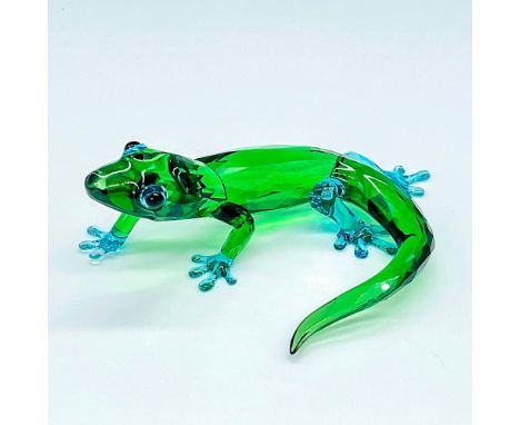 This Gecko is part of the Swarovski Crystal Paradise collection and is made with green crystal legs while his eyes are made o