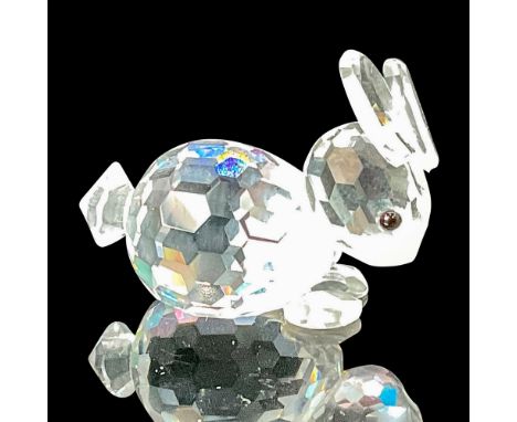 Lead crystal part of In A Summer Meadow series, made with jet crystal eyes. Swarovski etched backstamp. This item has its ori