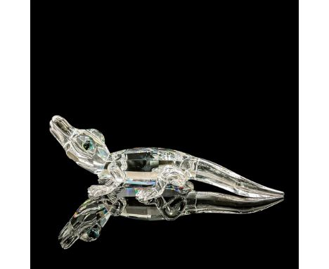 Part of the Endangered Species group. Sleek crystal body with sea green eyes. Swarovski backstamp. 7661 000 005. This item ha