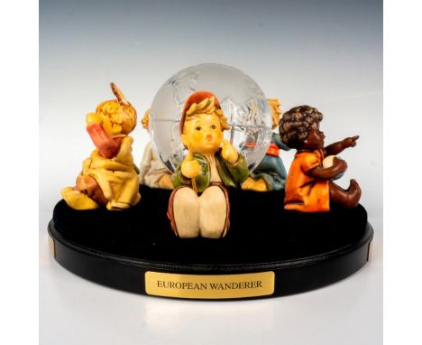 Hand painted figurine set of The Wanderers, comprising African, Asian, Australian, American and European Wanderers, together 