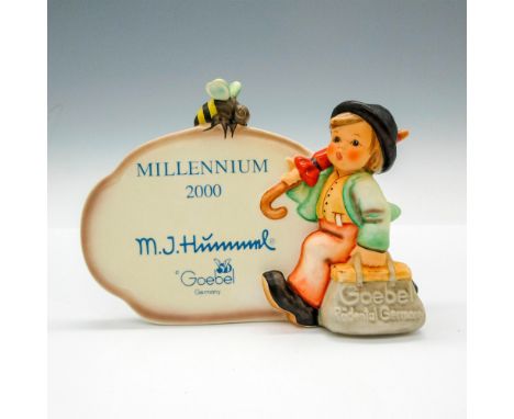 Bumblebee plaque commemorating Millennium 2000. Hummel Goebel backstamp displayed on front. Original Goebel archival plaque c