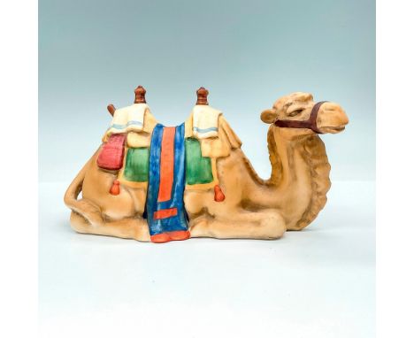 Beautifully made porcelain figure of a camel with a saddle, sitting. Part of the Goebel Nativity. Goebel W. Germany TMK6 back