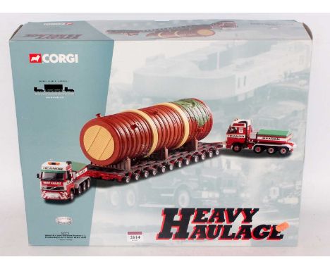 A Corgi Heavy Haulage 1/50 scale limited edition model No. CC12403 Heanor Haulage Volvo FH four axle ballasted tractor unit x