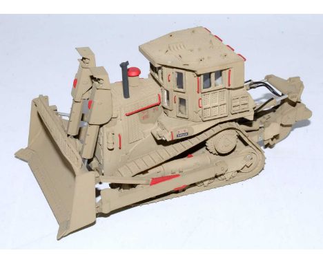 A CYP Models of Cyprus 1/48 scale resin factory hand built model of a DOOBI D9R Caterpillar Military Bulldozer, finished in I