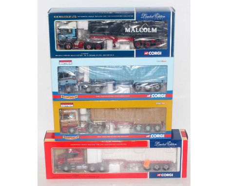 A Corgi Hauliers of Renown 1/50 scale road transport diecast group all in original window boxes and appear as issued to inclu