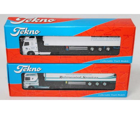 A Tekno 1/50 scale road transporter diecast group to include a Keenan International Transport of Ireland, Volvo Globetrotter 