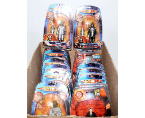 20 various carded/blister packed character online/underground toys Dr Who action figures, mixed examples, ranging from series